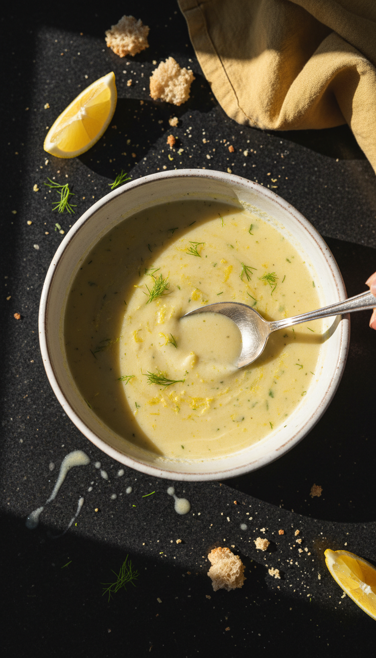 Zesty Lemon Fennel Soup