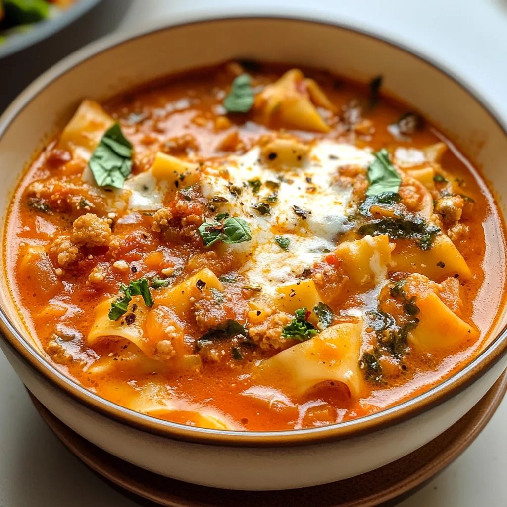 Lasagna Soup