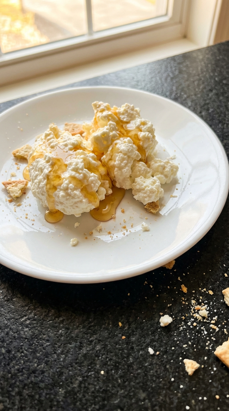 Cottage Cheese with Honey Drizzle