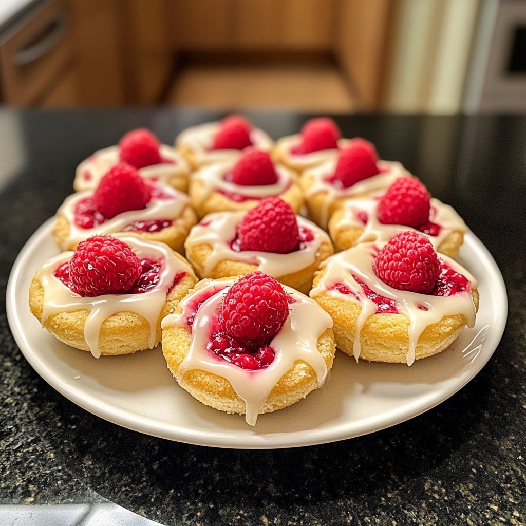 Raspberry-Filled Angel Eyes