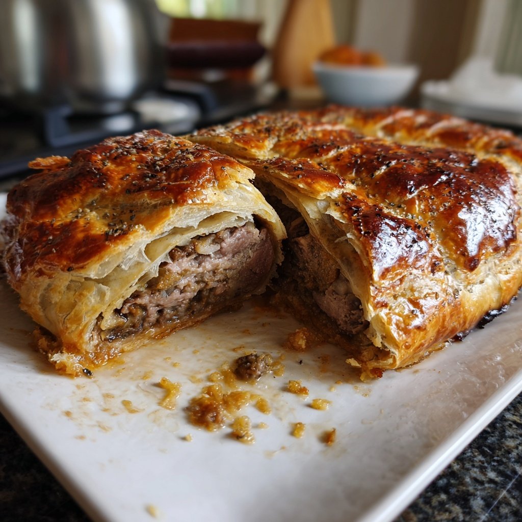 Beef Wellington with Mushroom Duxelles